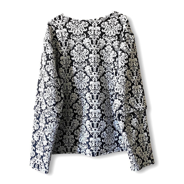 DOUBLE LAYERED PAISLEY TOP