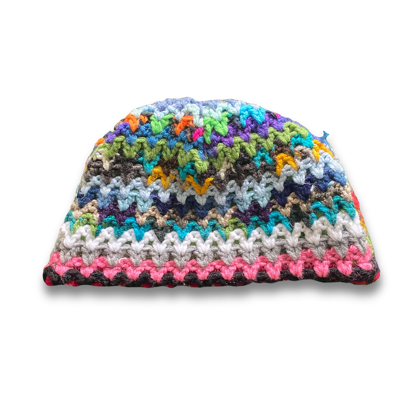 MULTICOLOUR CROCHET BEANIE