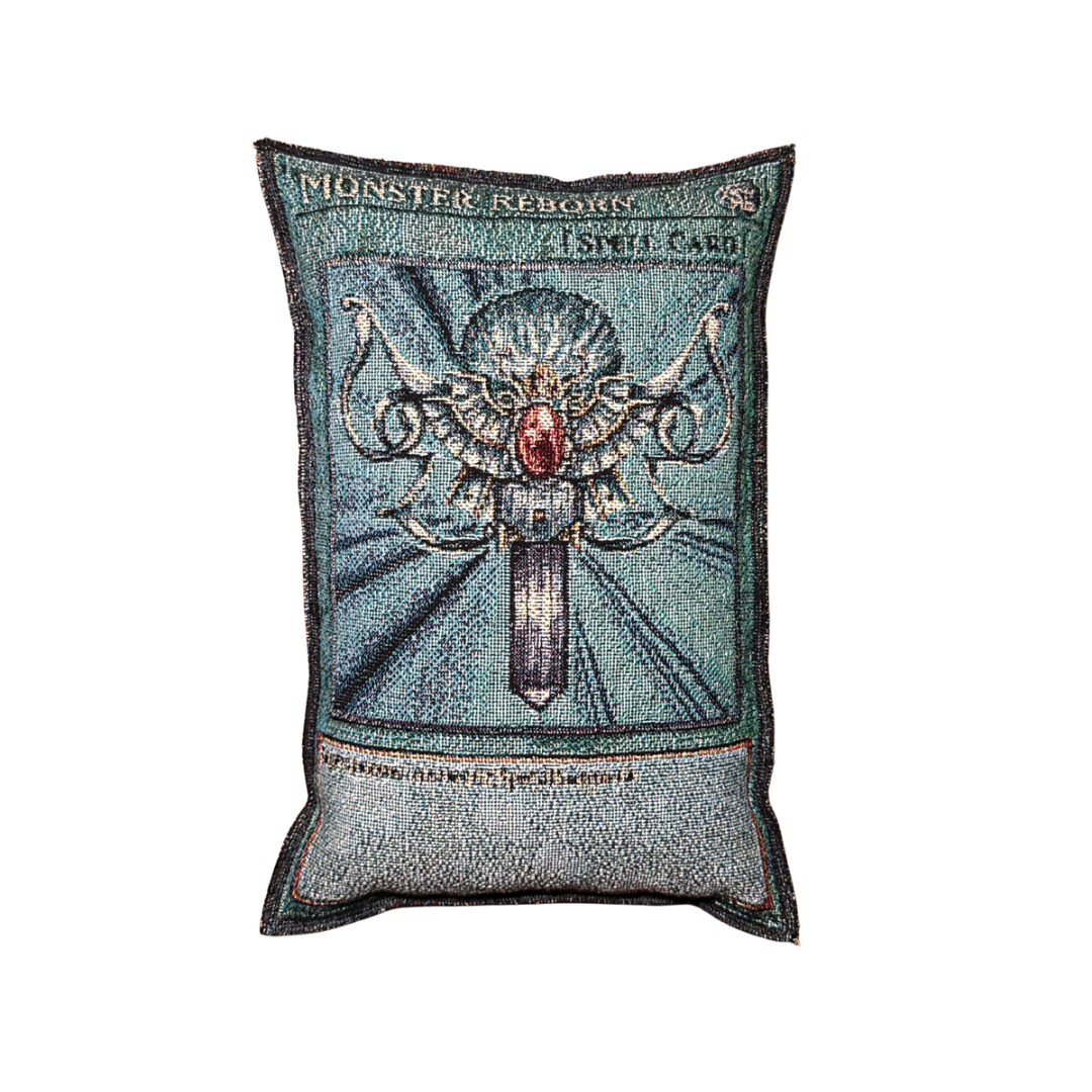 MONSTER REBORN CARD PILLOW