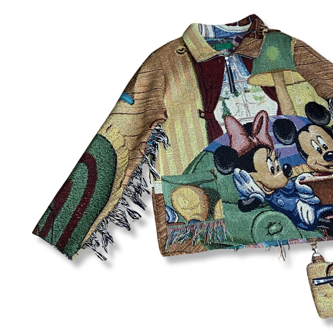 FAMILY TIES QUARTER ZIP SWEATER