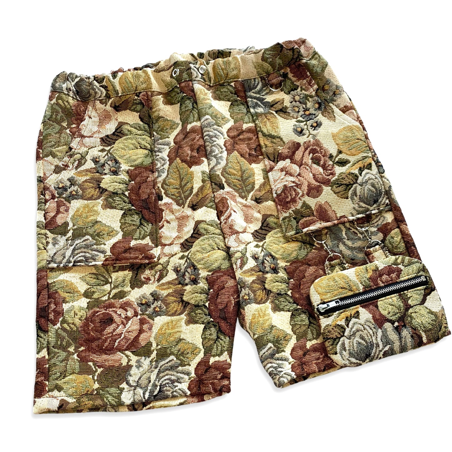 “FLORAL” WOVEN SHORTS
