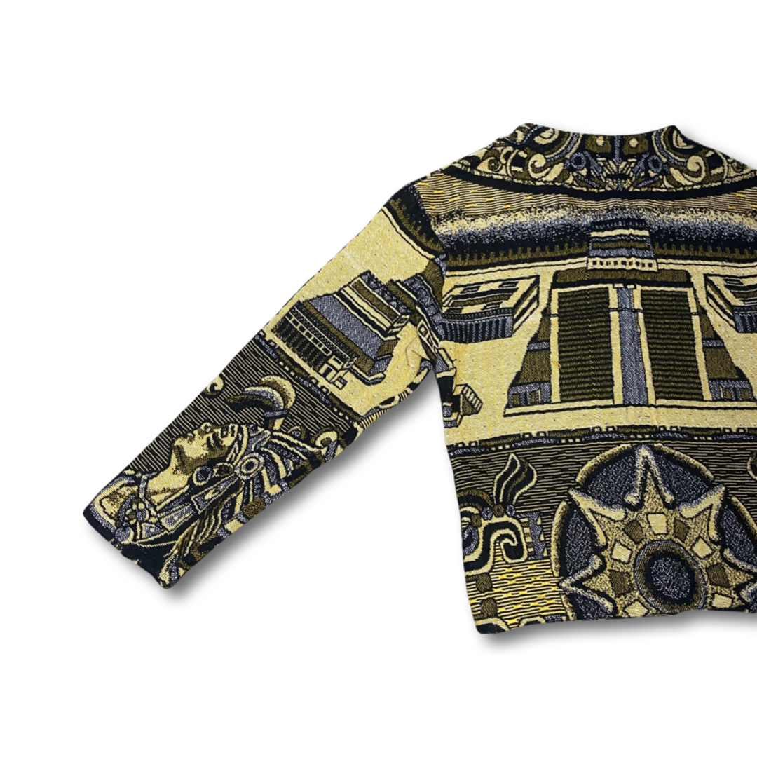 1:1 ‘MAYAN RUINS’ CARDIGAN