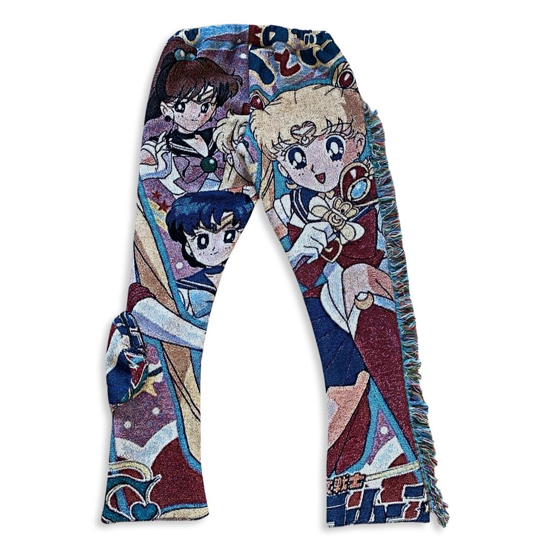 ‘SAILOR MOON’ WOVEN FLARES