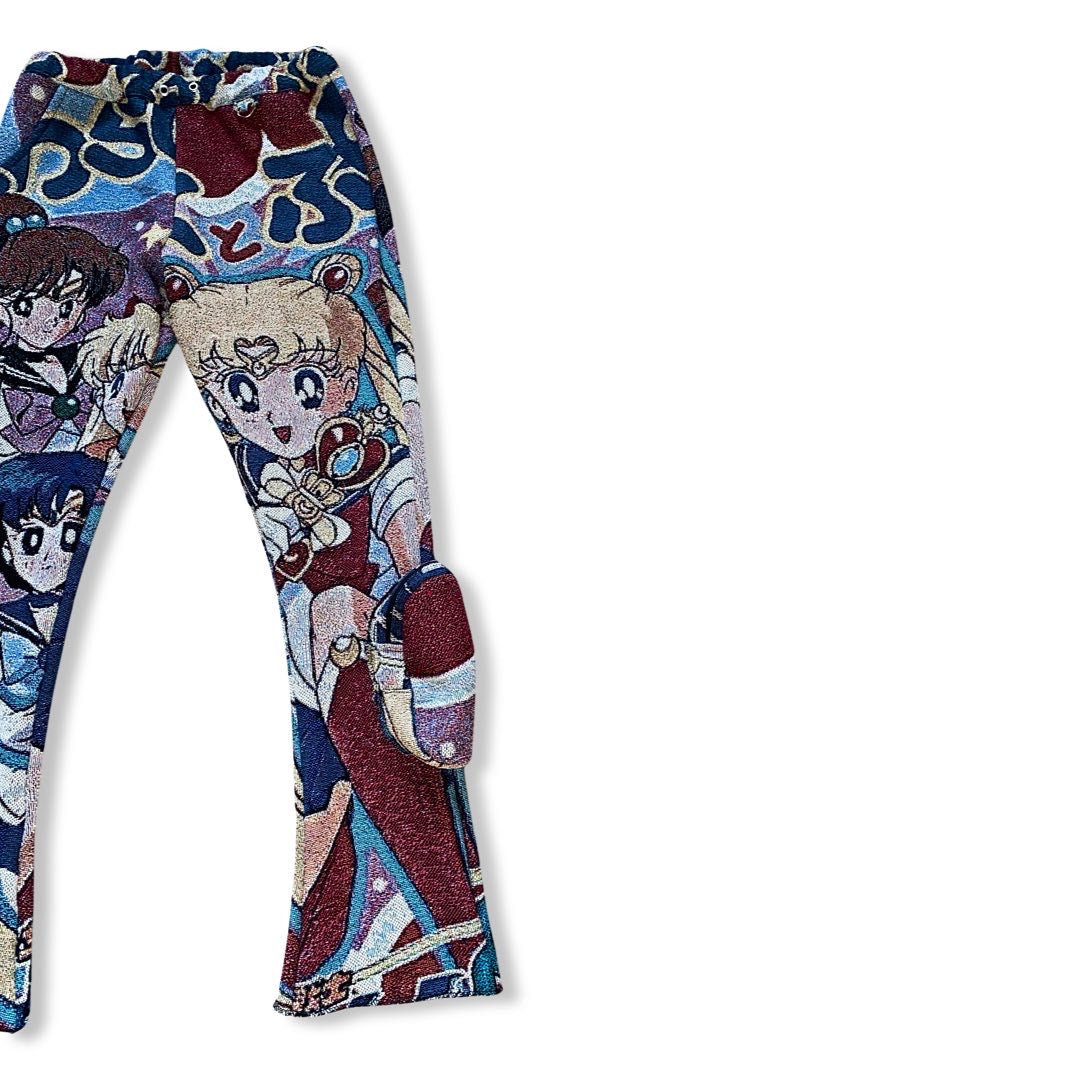 ‘SAILOR MOON’ WOVEN FLARES
