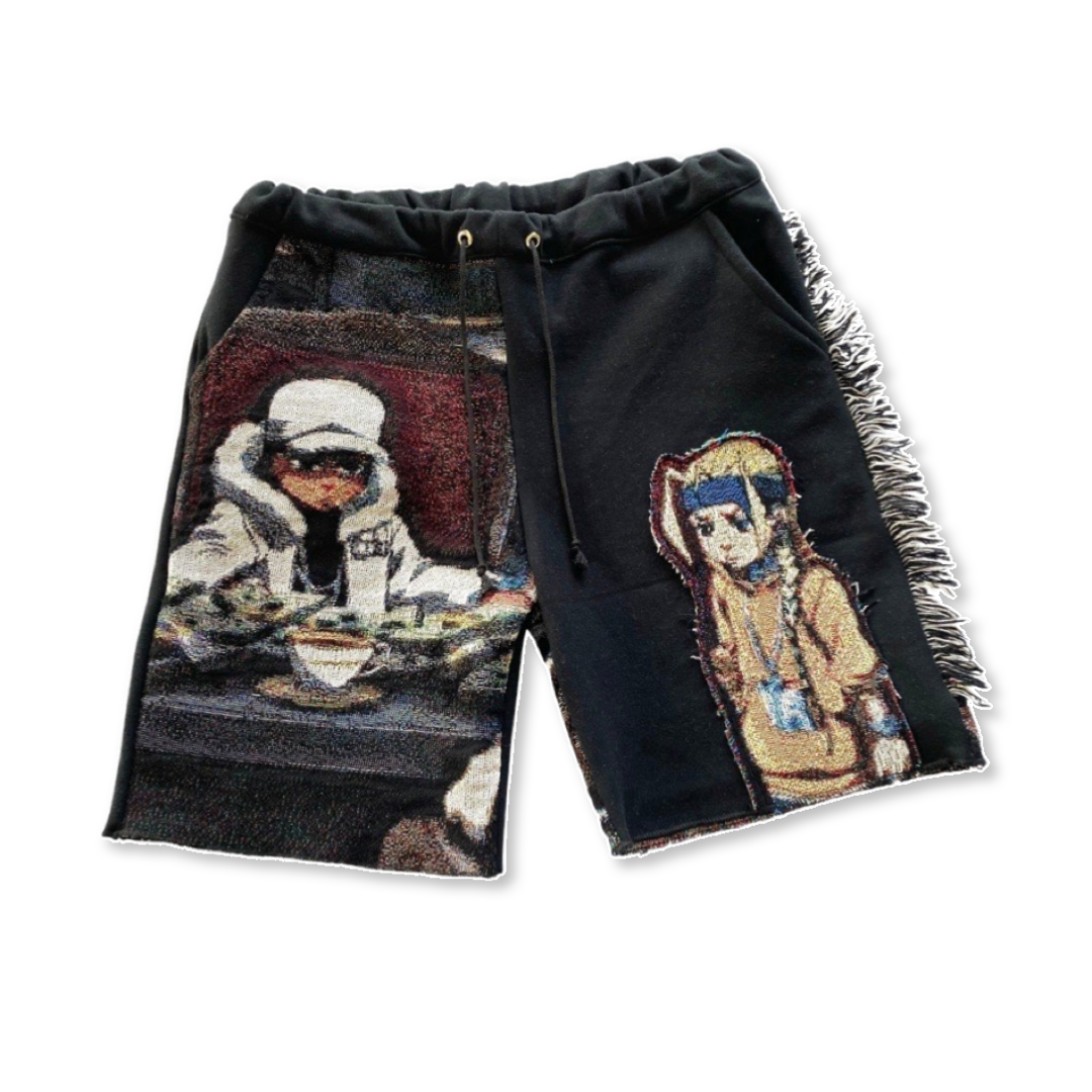 “FUNDRAISER” WOVEN HYBRID SHORTS