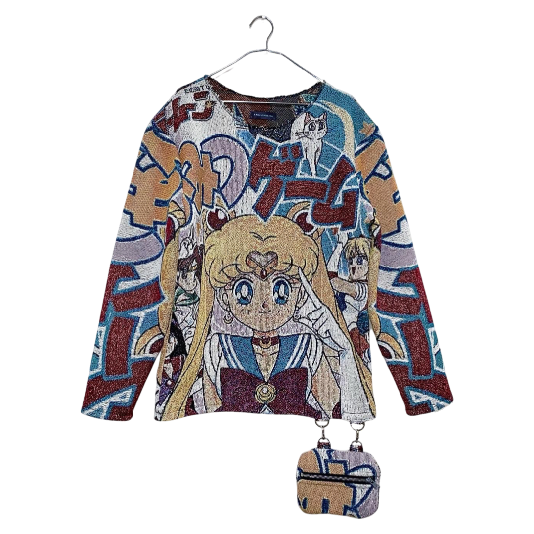 ‘SAILOR MOON’ WOVEN CREWNECK
