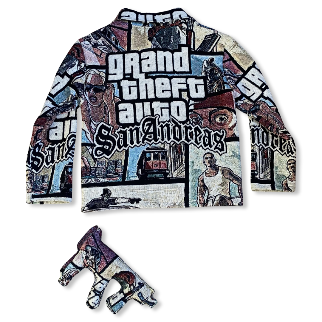 ‘SAN ANDREAS’ WOVEN JACKET