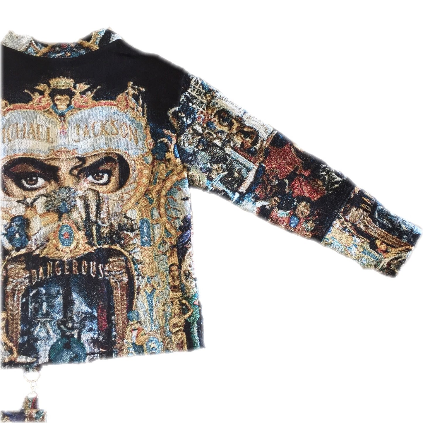 "KING OF POP" WOVEN TRUCKER JACKET