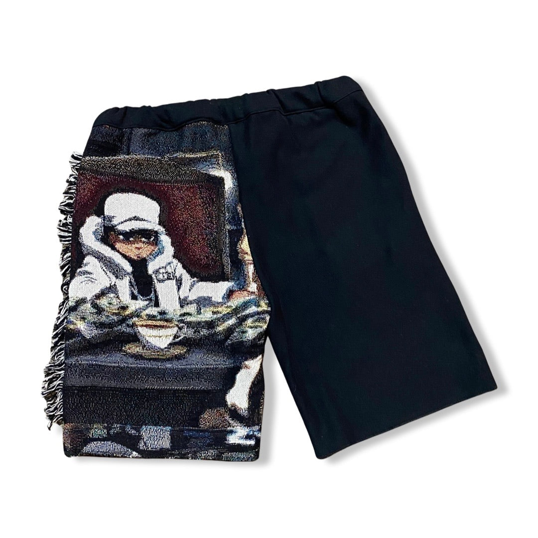 “FUNDRAISER” WOVEN HYBRID SHORTS