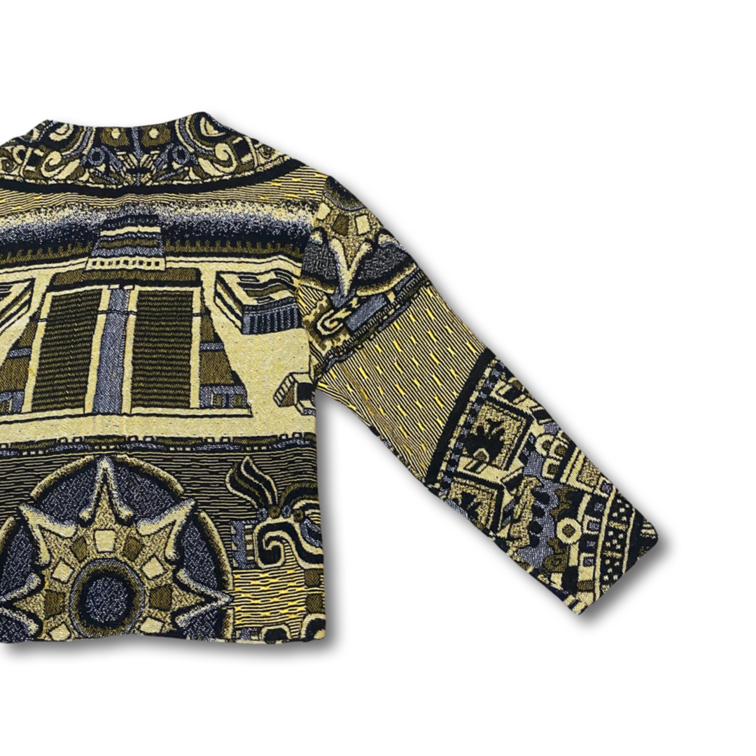 1:1 ‘MAYAN RUINS’ CARDIGAN