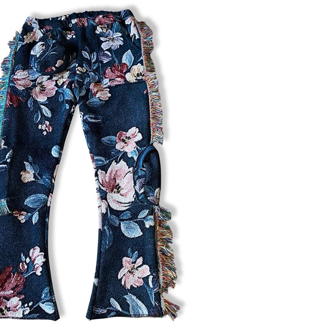 “FLORAL” WOVEN FLARES