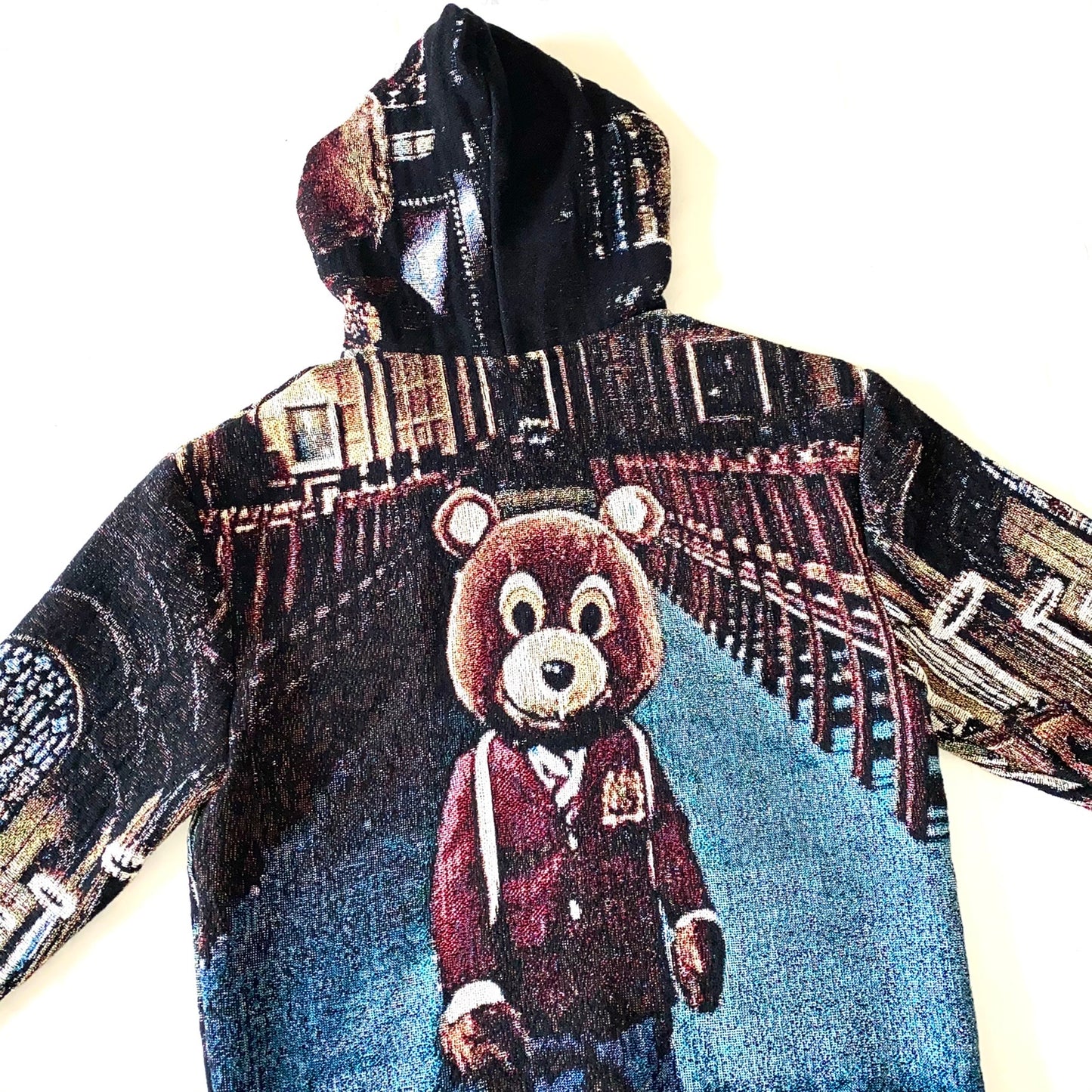‘YE’ WOVEN HOODIE 🐻✨