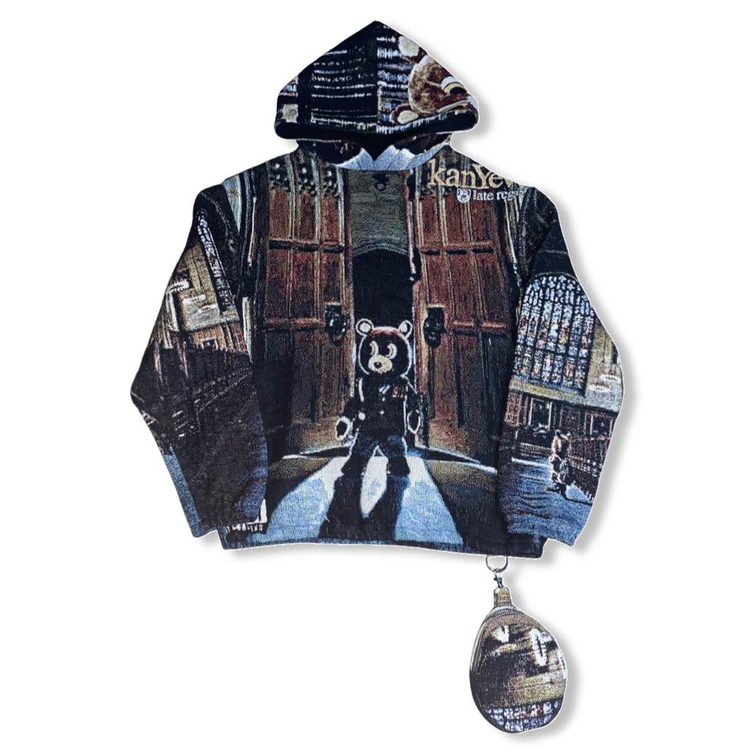 ‘YE’ WOVEN HOODIE 🐻✨