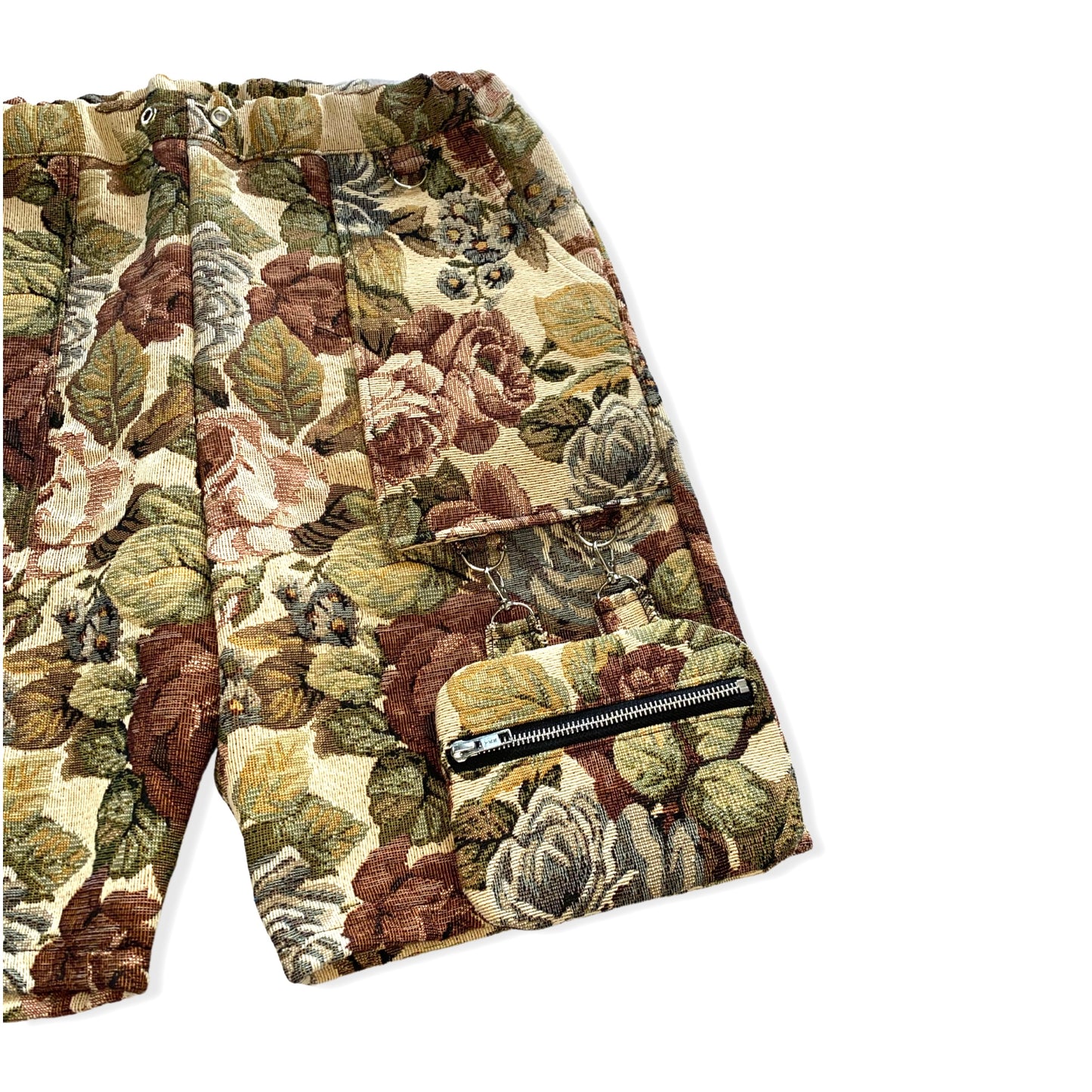 “FLORAL” WOVEN SHORTS