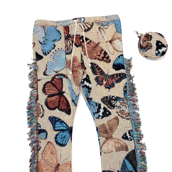 “BUTTERFLY SZN” WOVEN FLARES 🦋