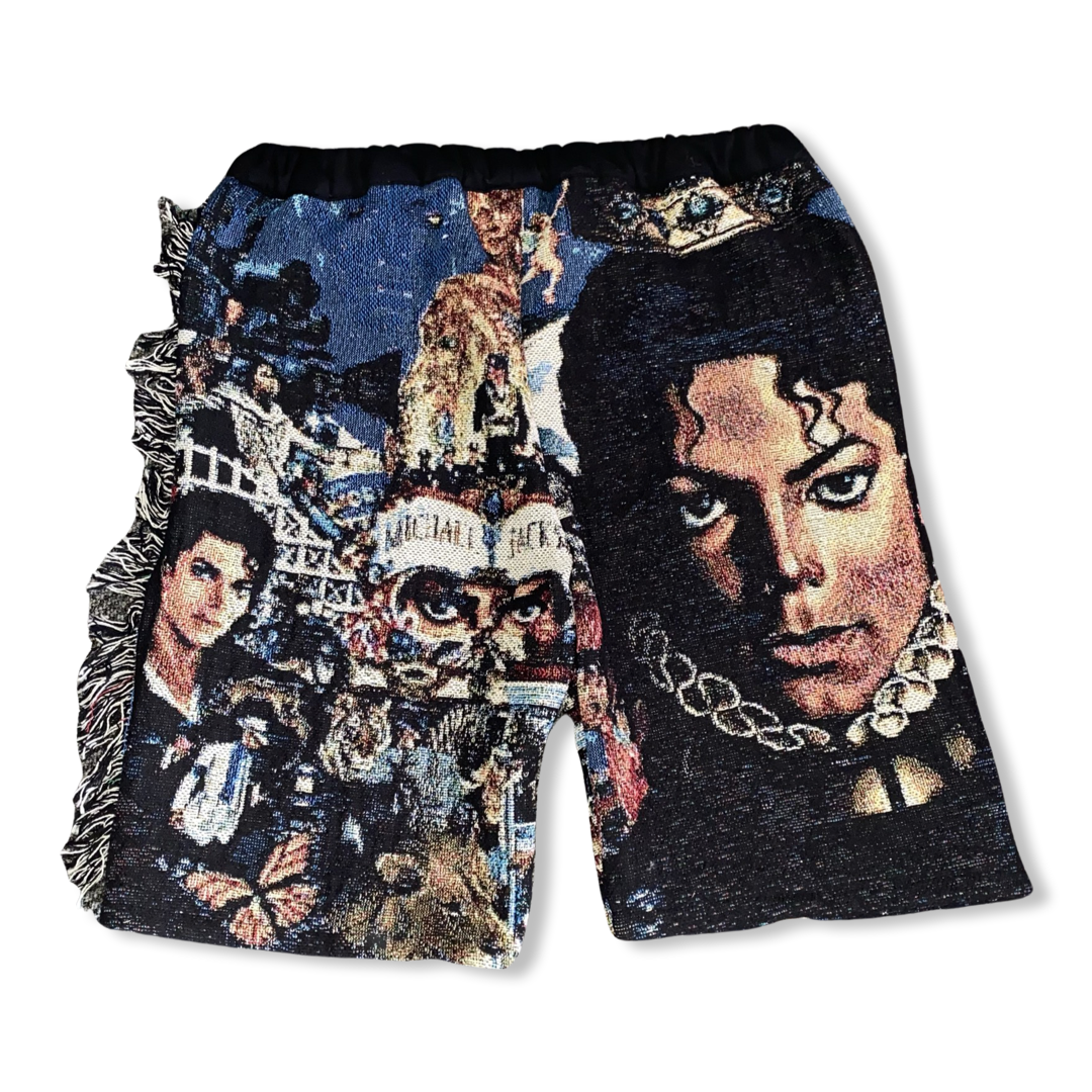 “KING OF POP” WOVEN SHORTS