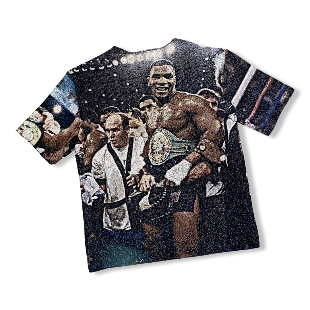 “HEART OF A CHAMPION/IRON MIKE” WOVEN TEE