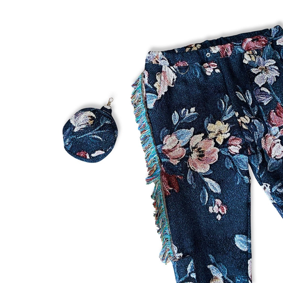 “FLORAL” WOVEN FLARES