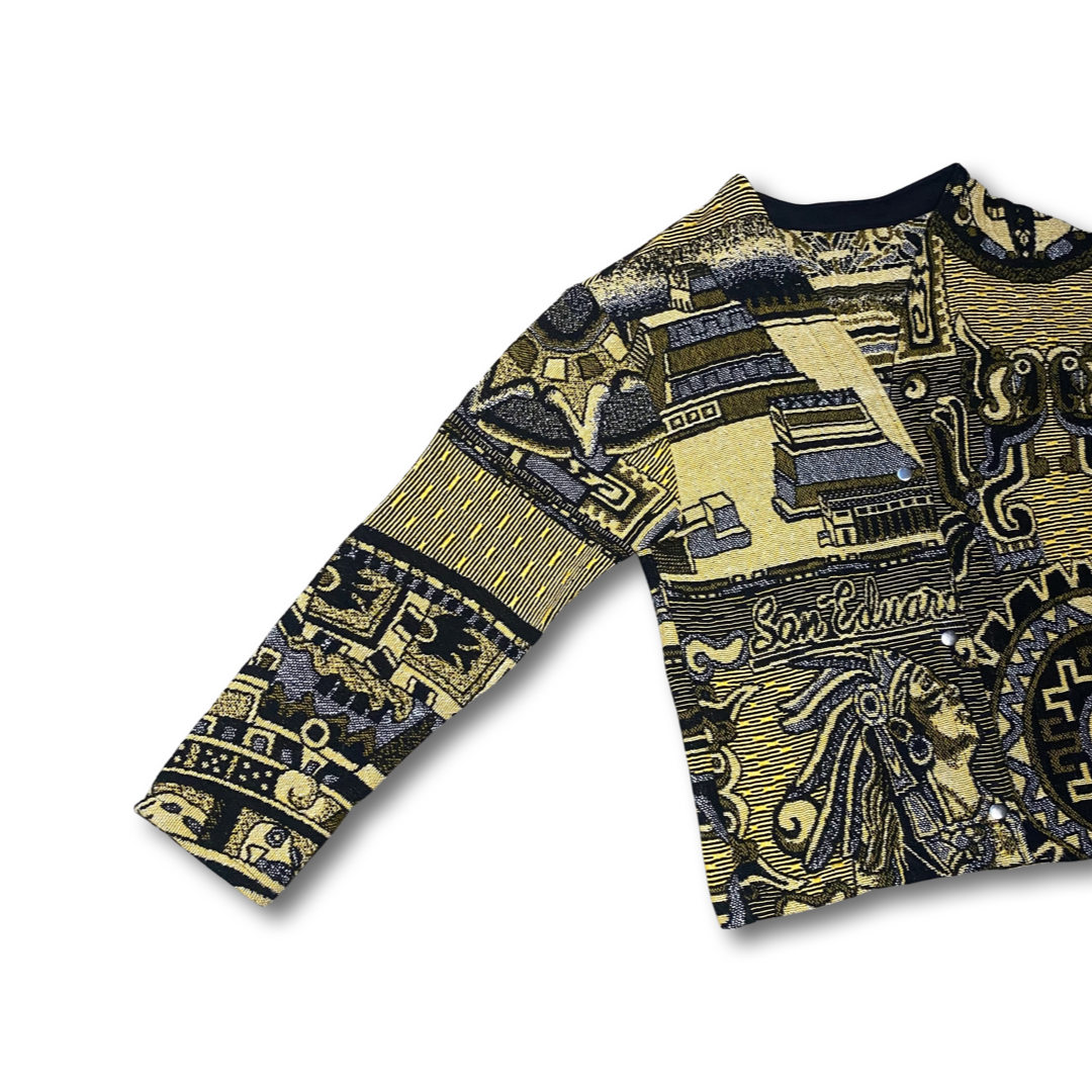 1:1 ‘MAYAN RUINS’ CARDIGAN