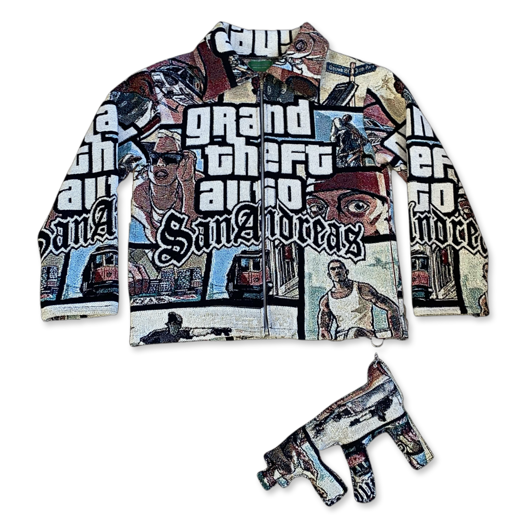 ‘SAN ANDREAS’ WOVEN JACKET