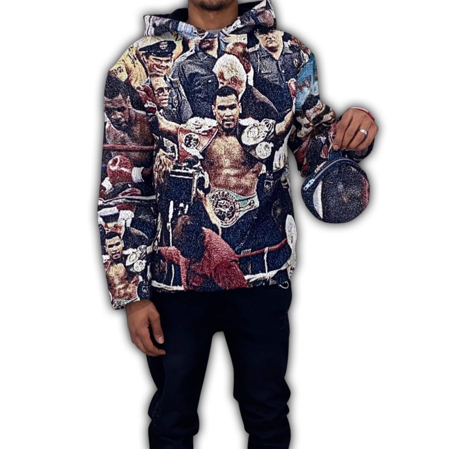 “HEART OF A CHAMPION” WOVEN HOODIE