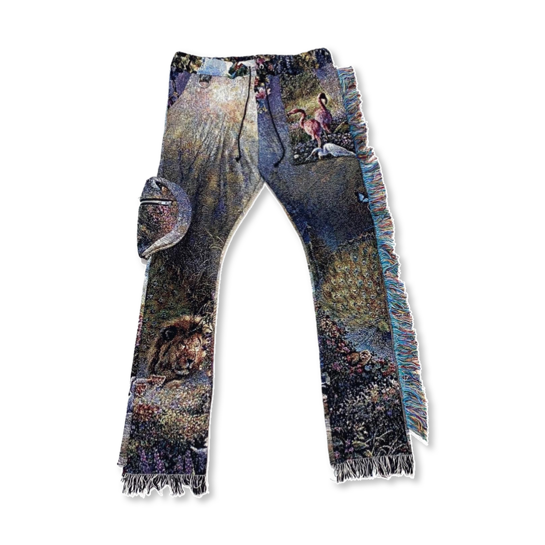 “GARDEN OF EDEN” WOVEN FLARES ✨