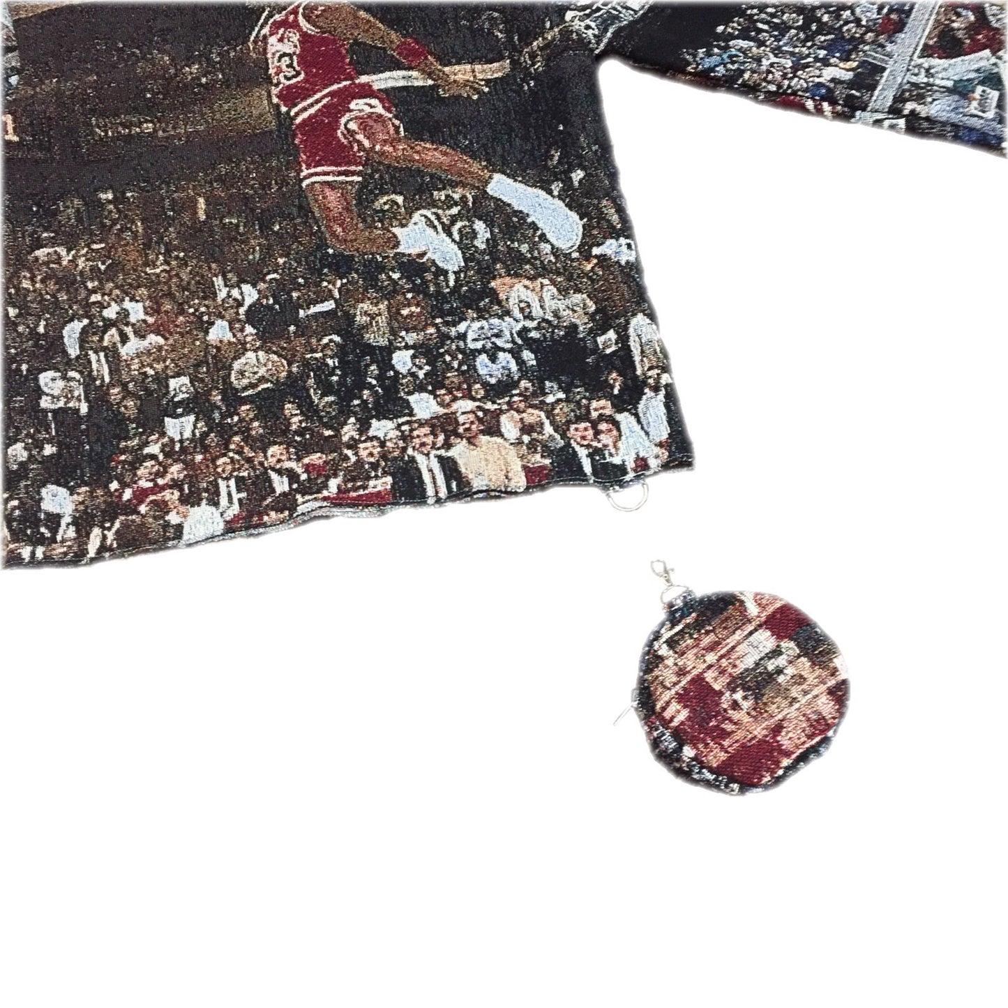 “FROM THE FREE THROW” WOVEN CREWNECK