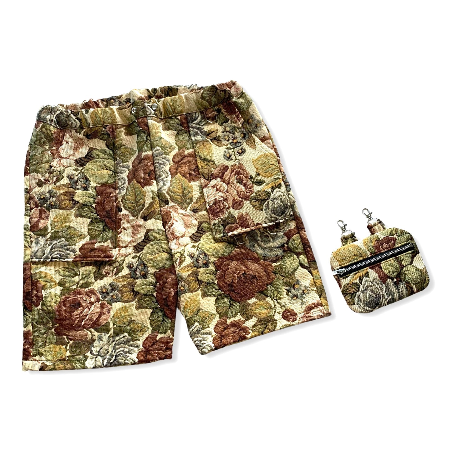 “FLORAL” WOVEN SHORTS