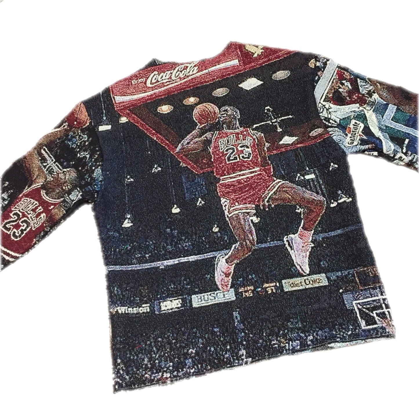 “FROM THE FREE THROW” WOVEN CREWNECK