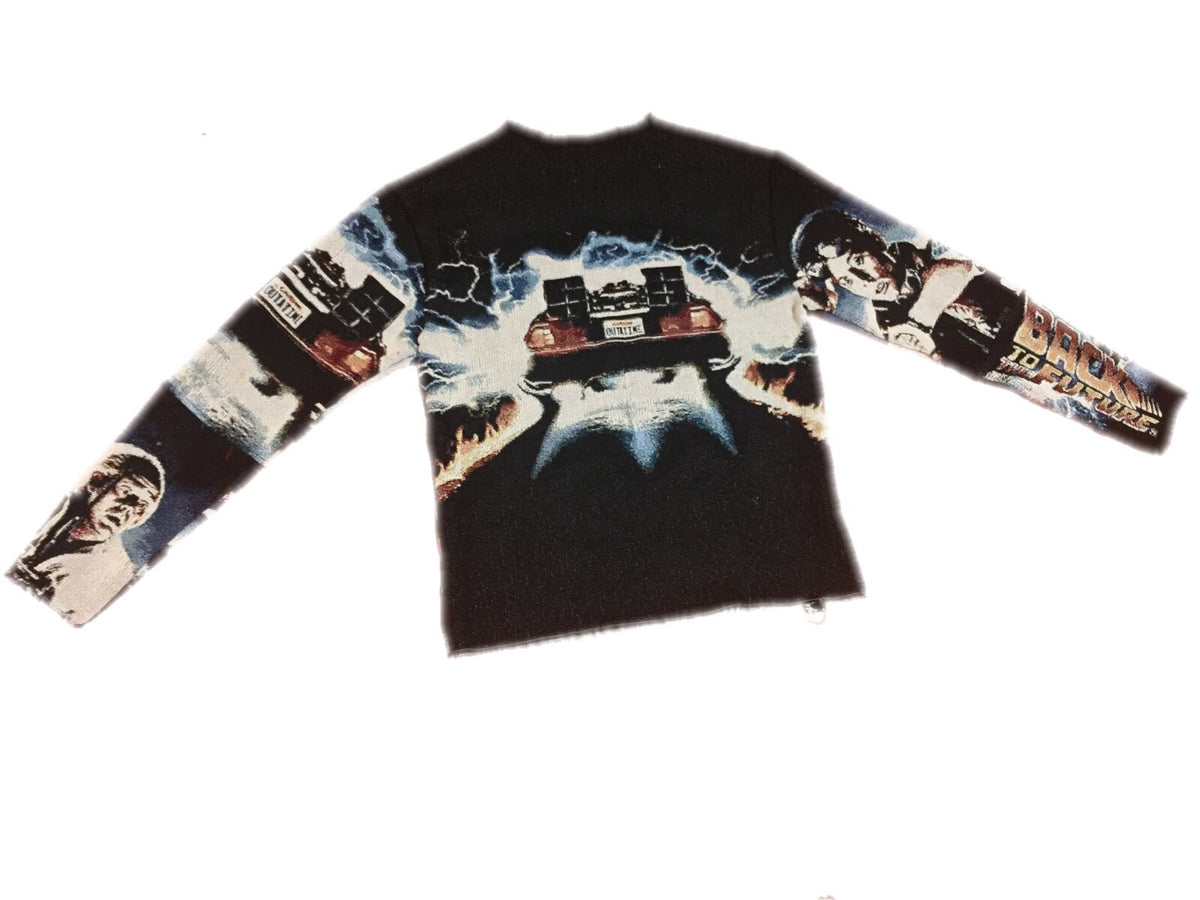 “BACK TO THE FUTURE” WOVEN CREWNECK 🤖