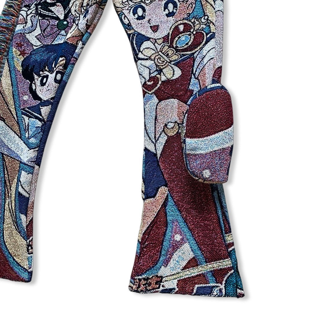 ‘SAILOR MOON’ WOVEN FLARES