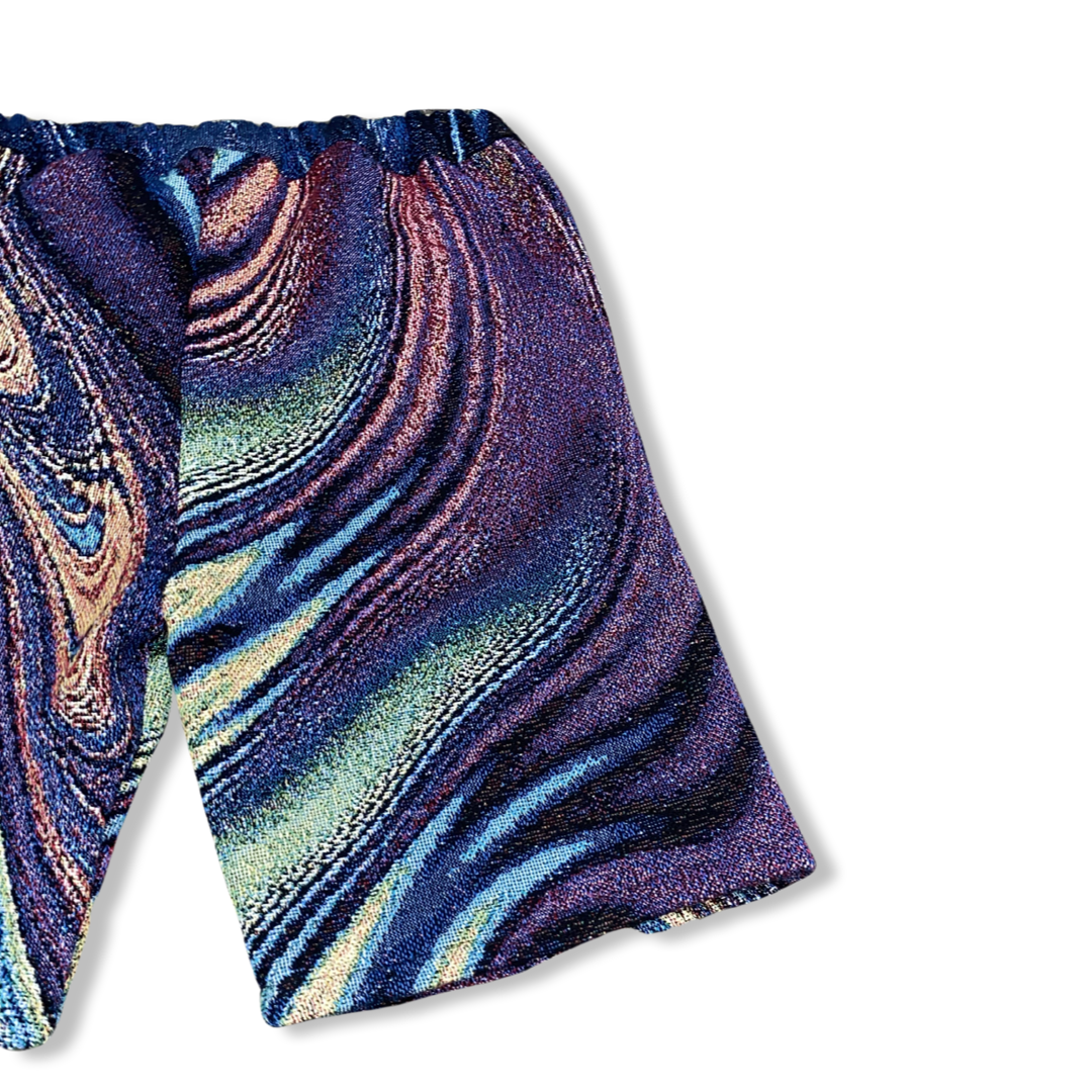 “ABSTRACT” WOVEN SHORTS
