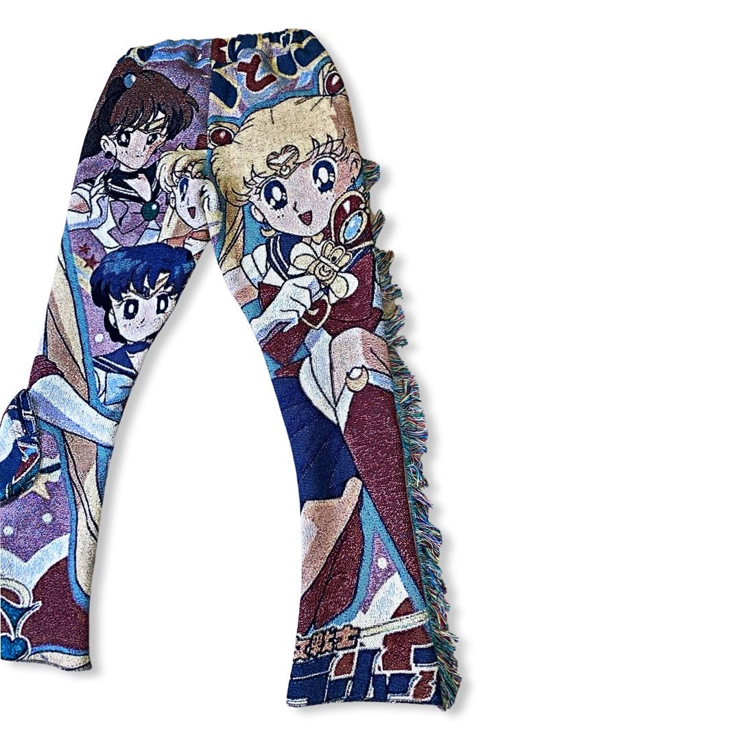 ‘SAILOR MOON’ WOVEN FLARES