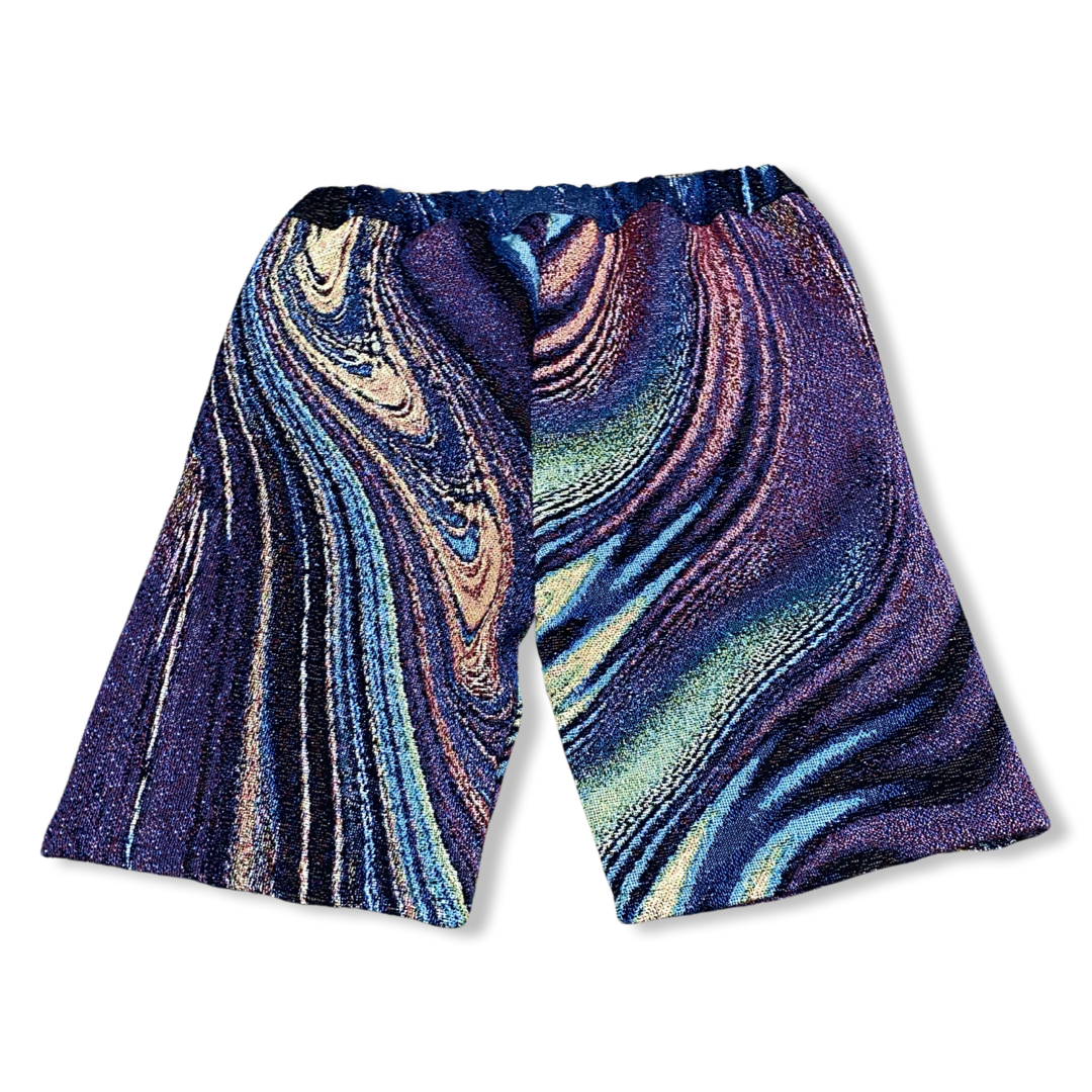 “ABSTRACT” WOVEN SHORTS