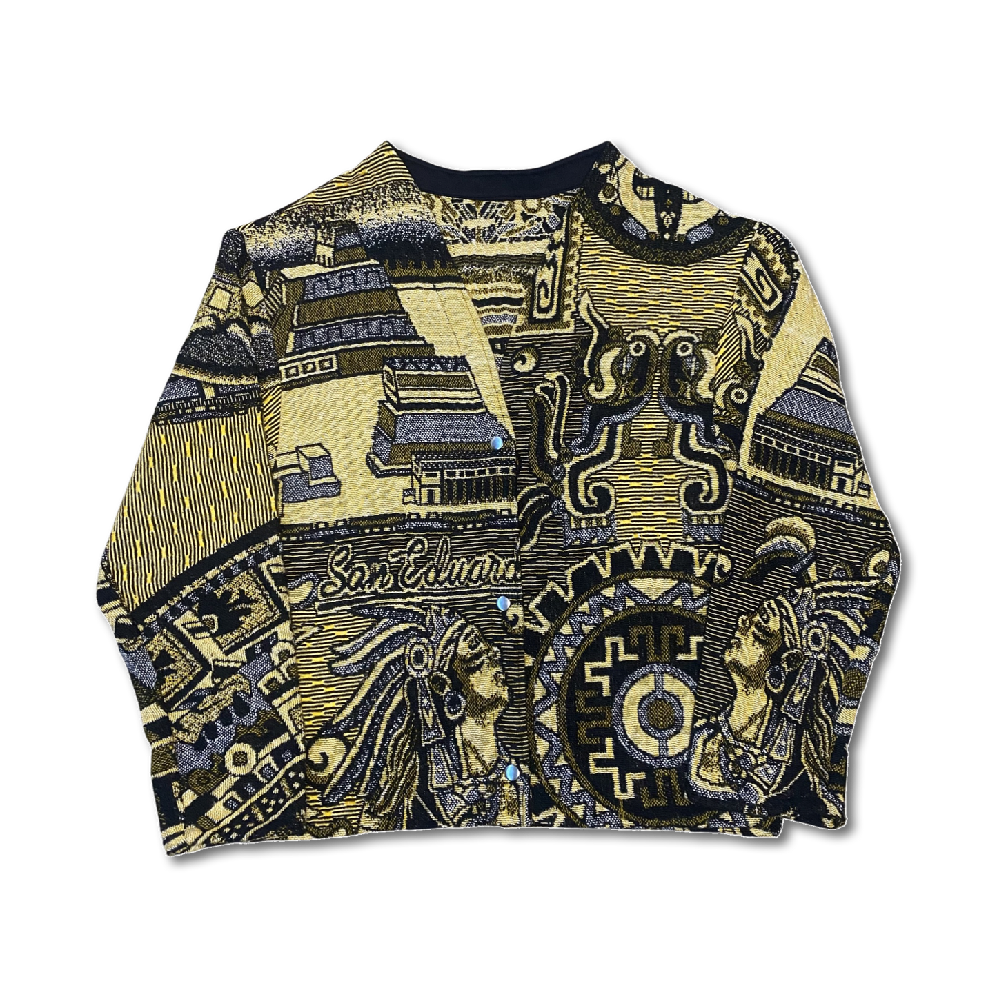 1:1 ‘MAYAN RUINS’ CARDIGAN
