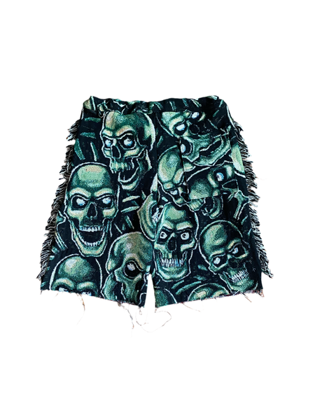 “SKULLPILE” WOVEN SHORTS ☠️ (V2)