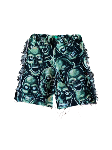 “SKULLPILE” WOVEN SHORTS ☠️ (V2)