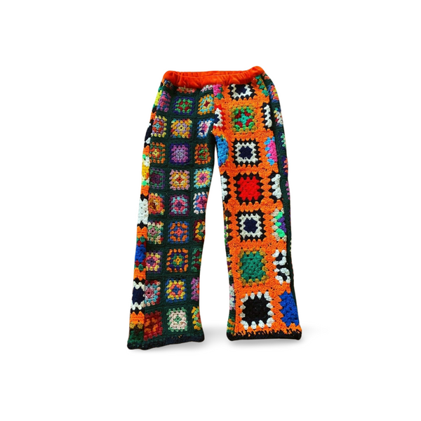 1:1 TWO TONE CROCHET PANTS