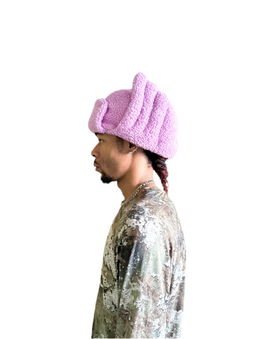 ANGELCHILD WINGED TRAPPER HAT (Pink)