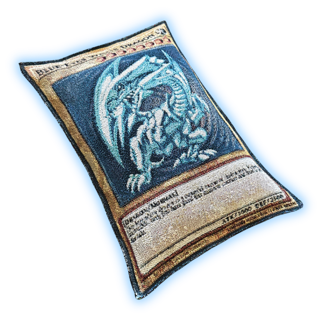 BLUE EYES CARD PILLOW