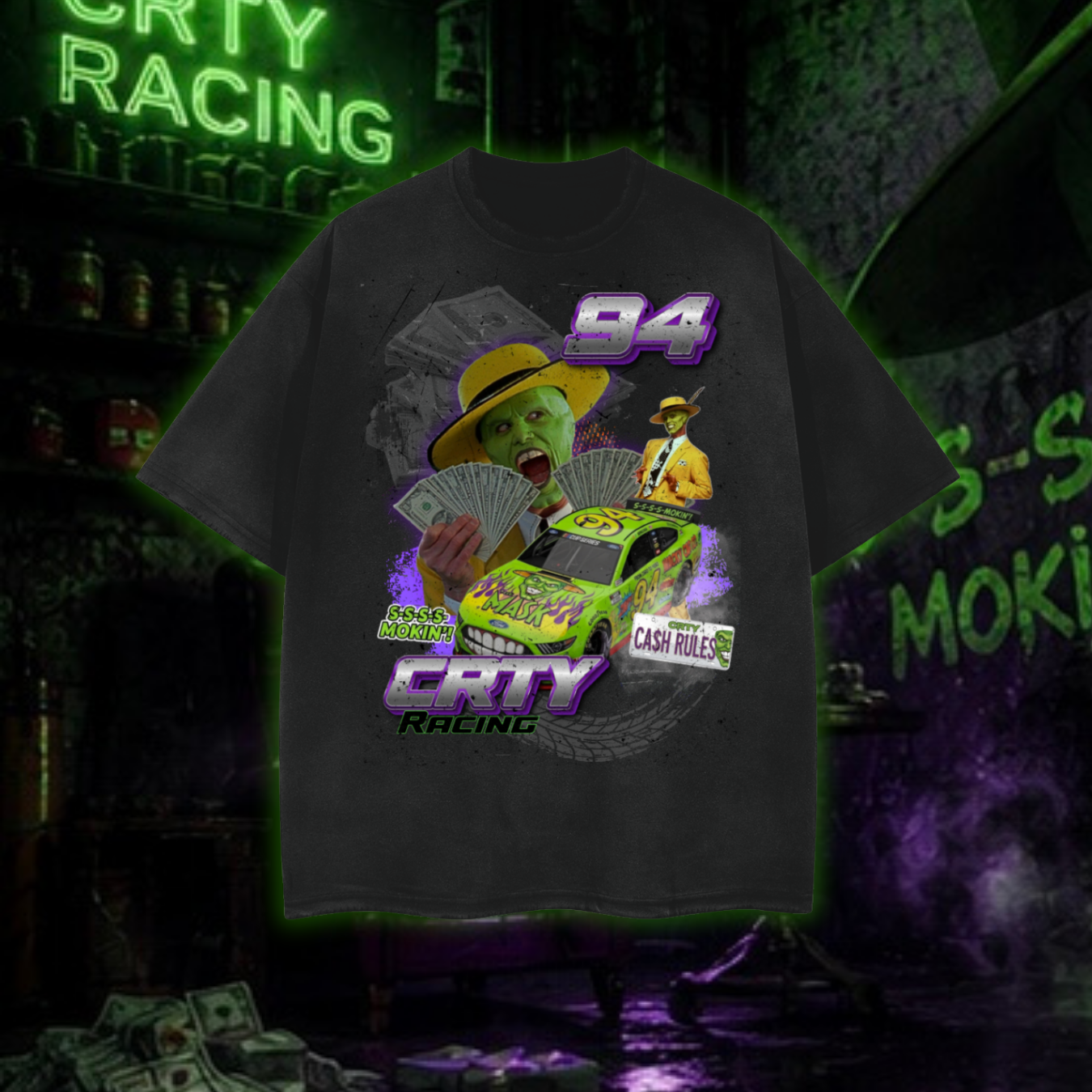CASH RULES RACING TEE
