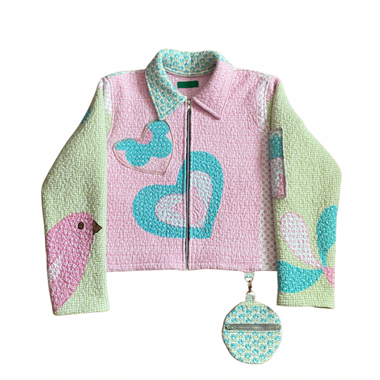 “LUV” QUILT JACKET