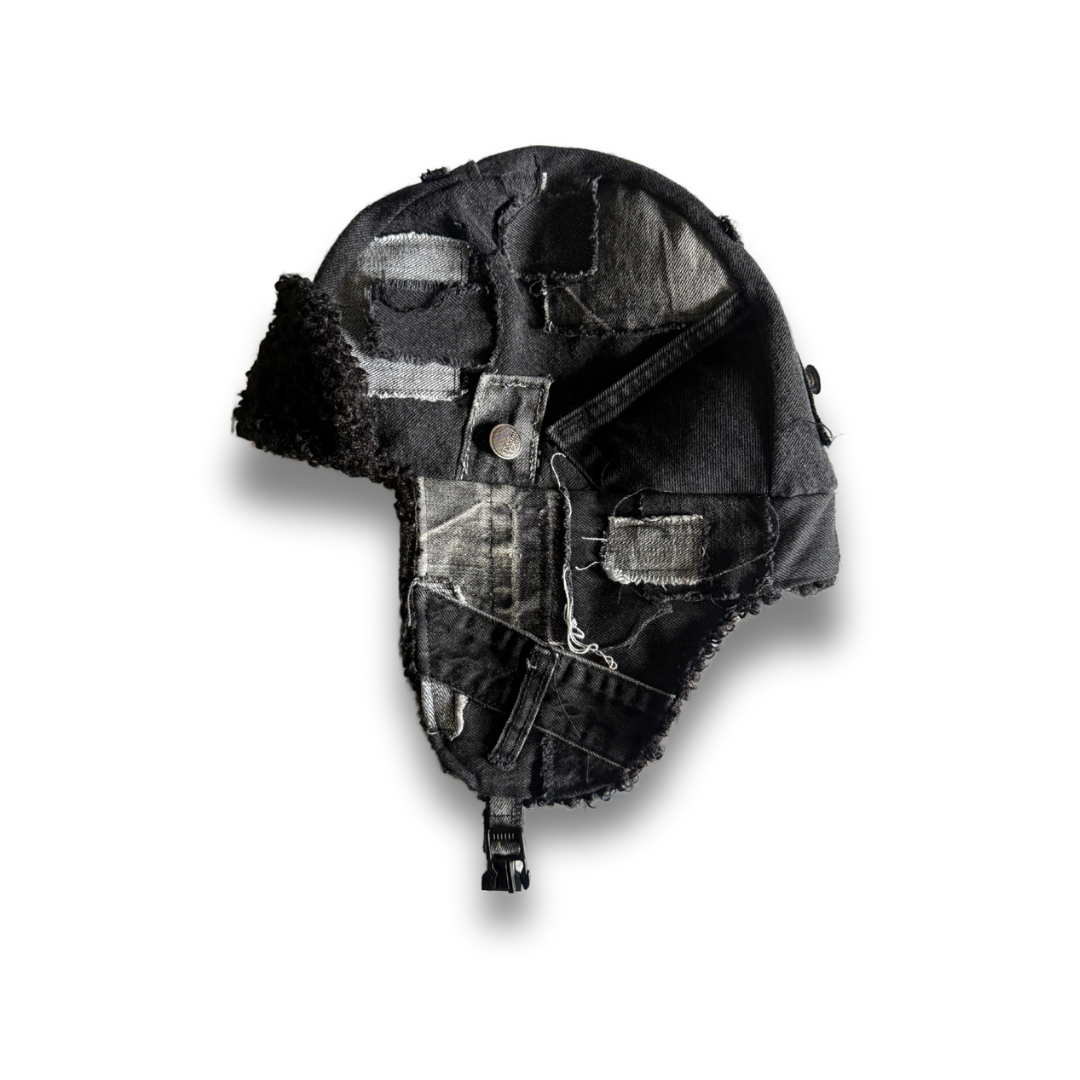 DENIM TRAPPER HAT