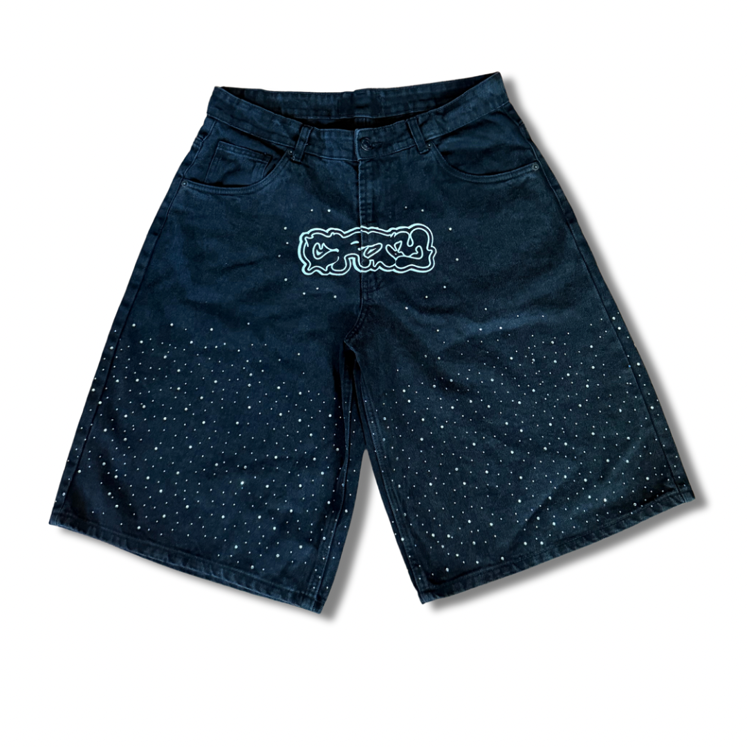 GRAFFITI JORTS (BLACK)