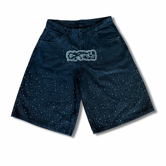 GRAFFITI JORTS (BLACK)
