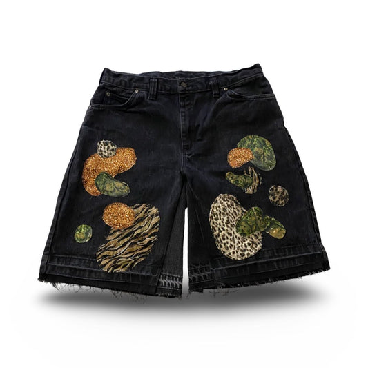 PATCHWORK JORTS