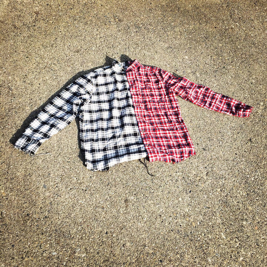 2 Tone Flannel💔🖤