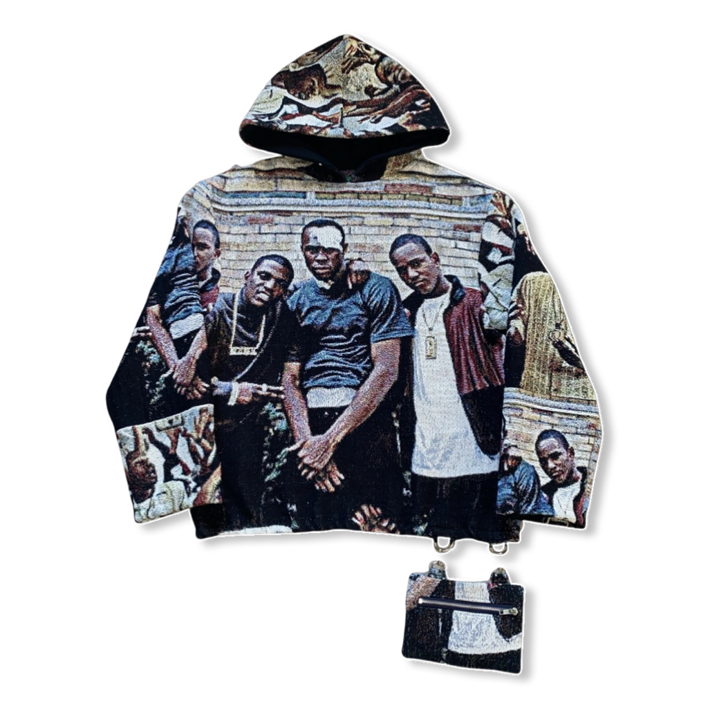 EVERYBODY EATS WOVEN HOODIE LAB CARTY