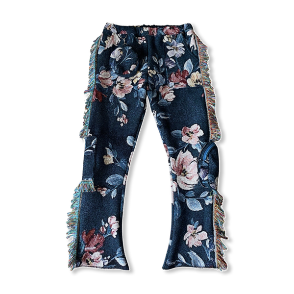“FLORAL” WOVEN FLARES