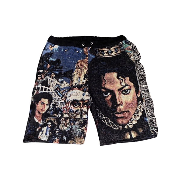 “KING OF POP” WOVEN SHORTS